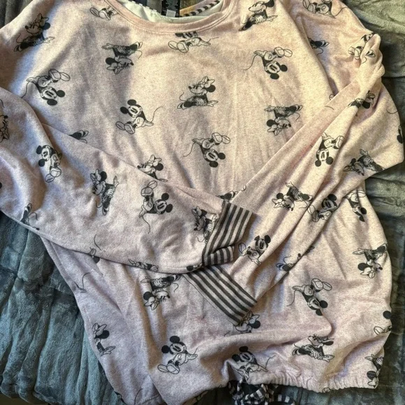 Disney Pink and Black Mickey Mouse Top - Picture 3 of 7